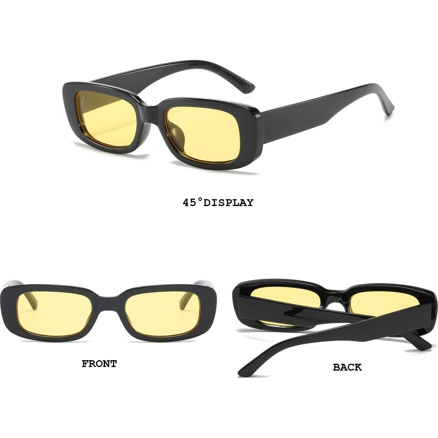 Gafas de Sol BUTABY Rectangulares UV400 para Mujeres