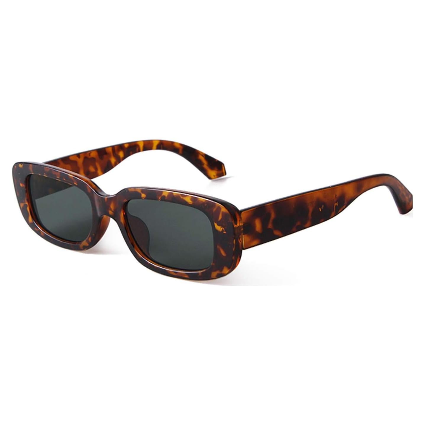 Gafas de sol BUTABY para mujeres, retro UV400, marco leopardo