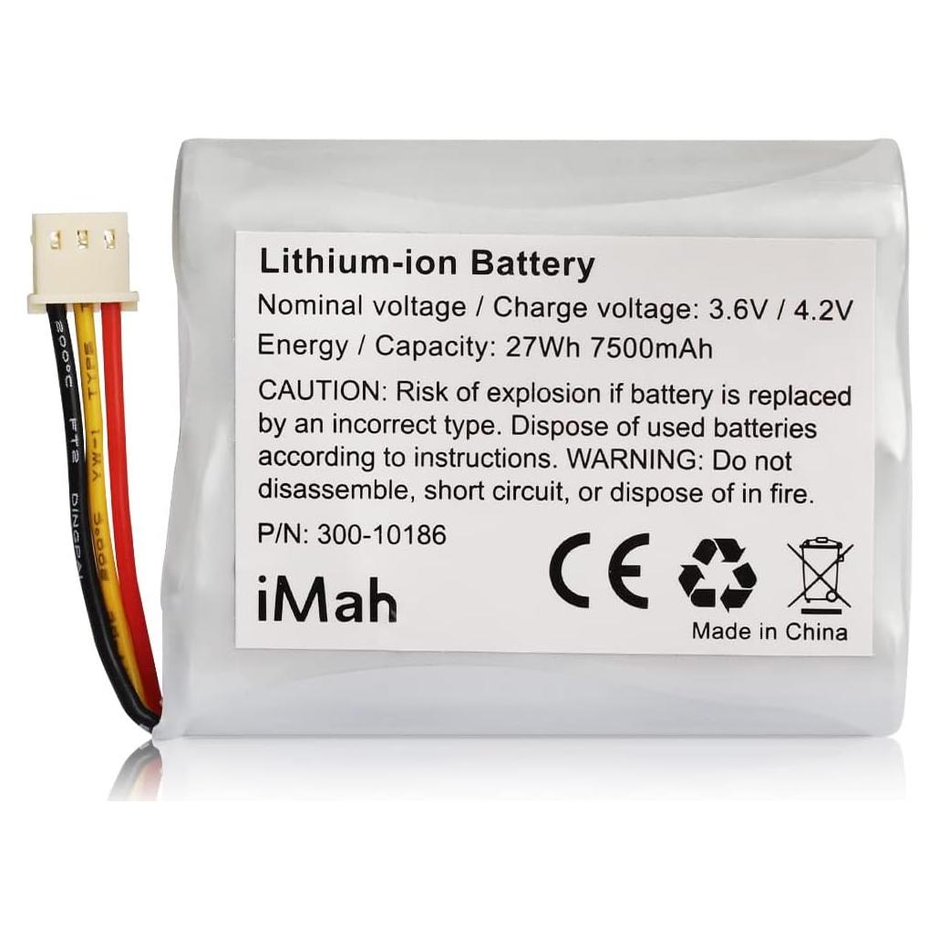 Batería de Reemplazo iMah 300-10186 para Panel ADT Command 3.6V