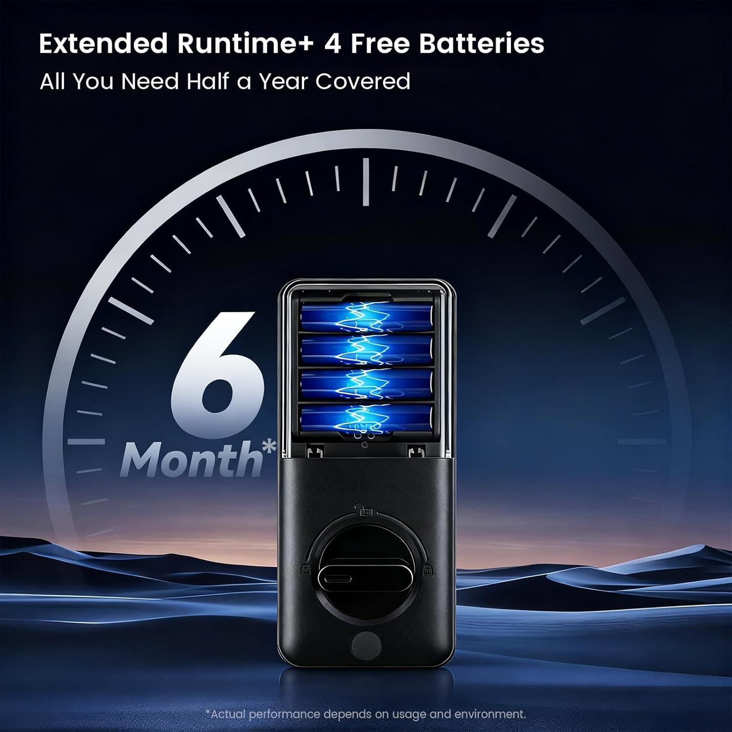 Cerradura Inteligente Biquole QEK-S03 con Huella Dactilar y App