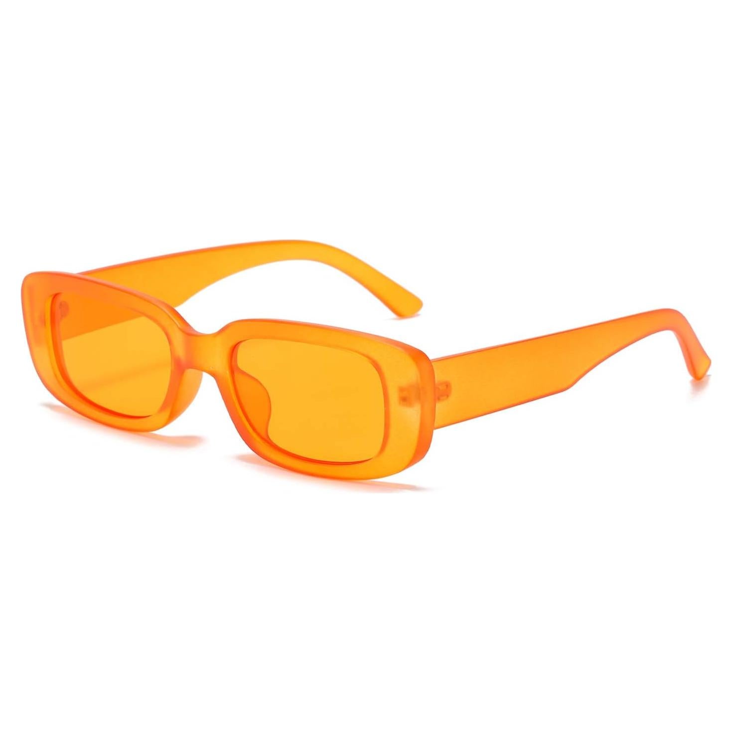 Gafas de sol BUTABY para mujeres retro UV400 naranja