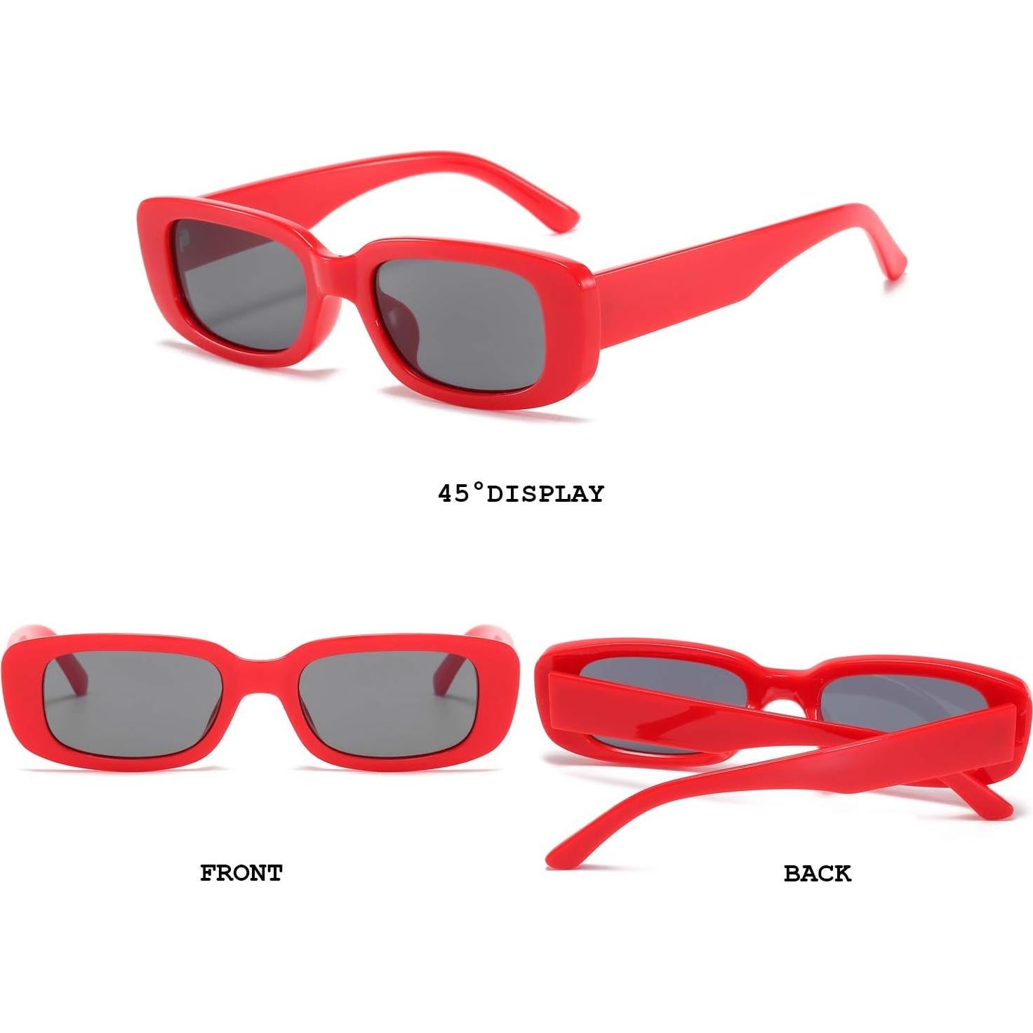 Gafas de Sol BUTABY Rectangulares UV400 para Mujeres