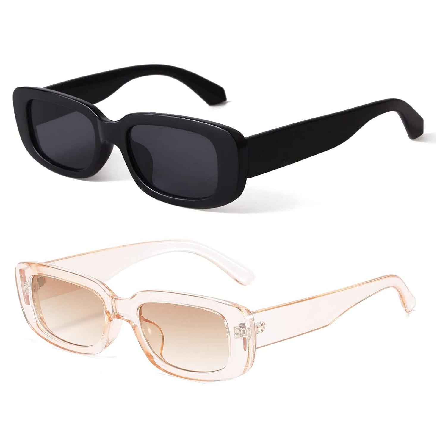 BUTABY Gafas de Sol Rectangulares UV400 para Mujeres