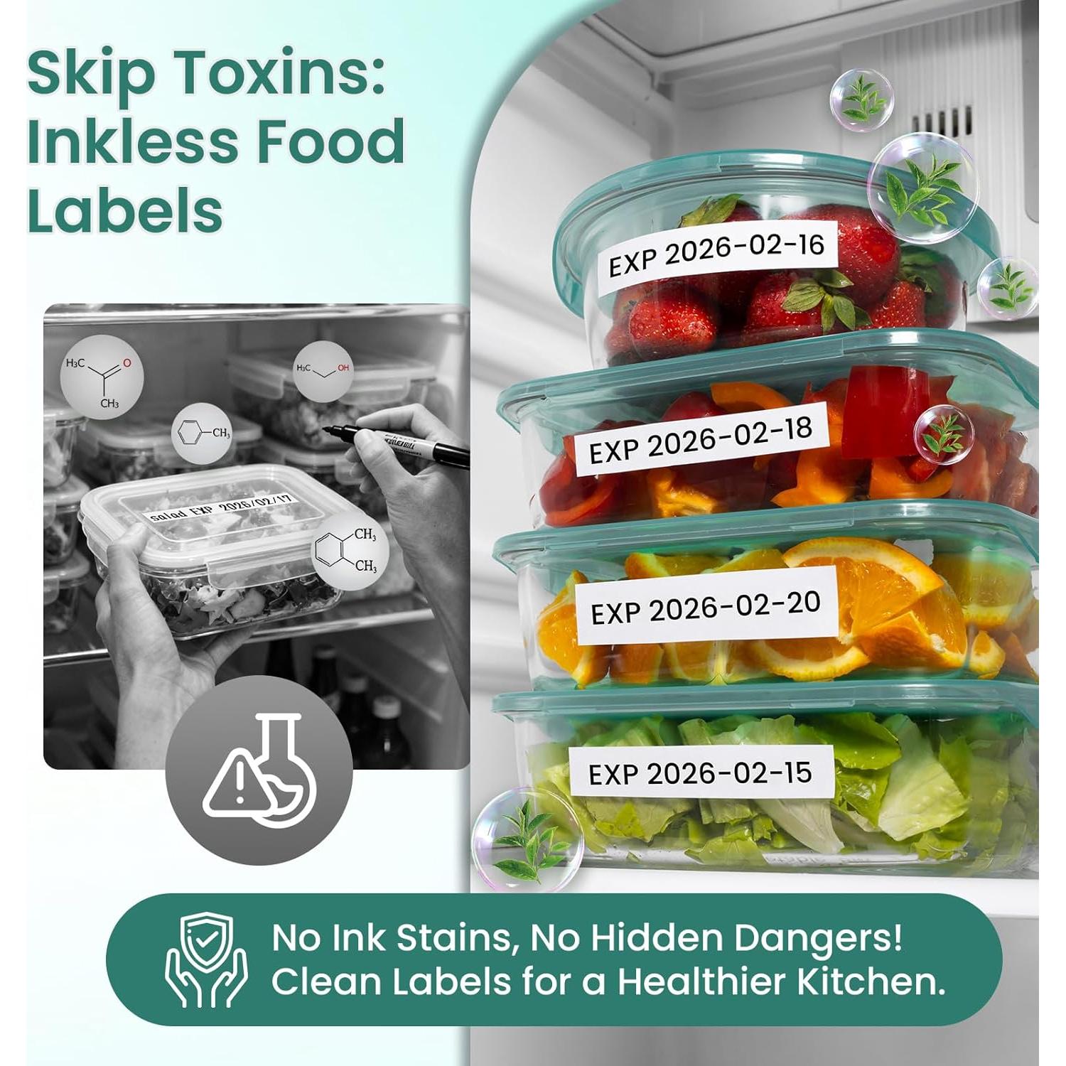 Máquina de Etiquetas VolenGo D210S con Cinta Laminada 12mm