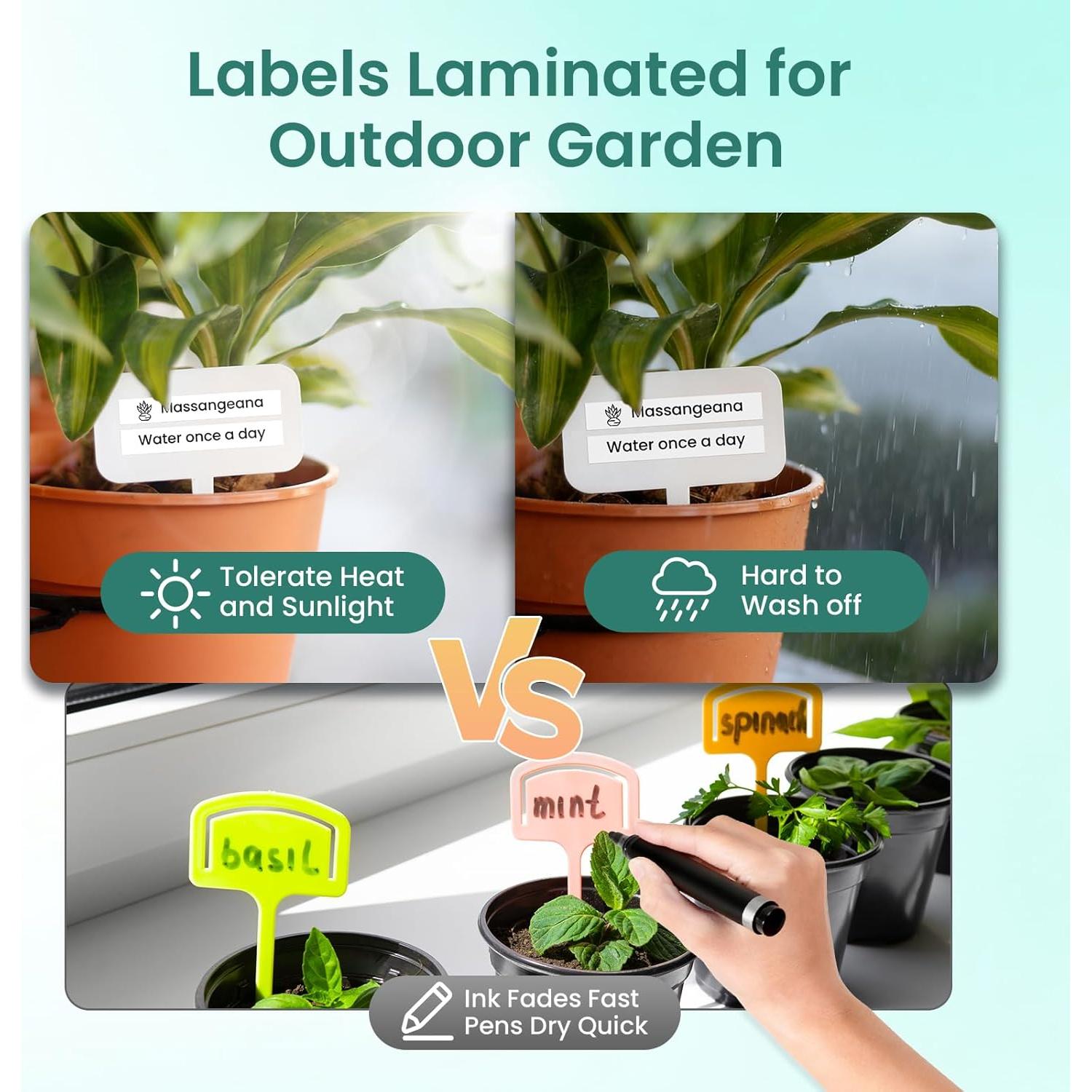 Máquina de Etiquetas VolenGo D210S con Cinta Laminada 12mm