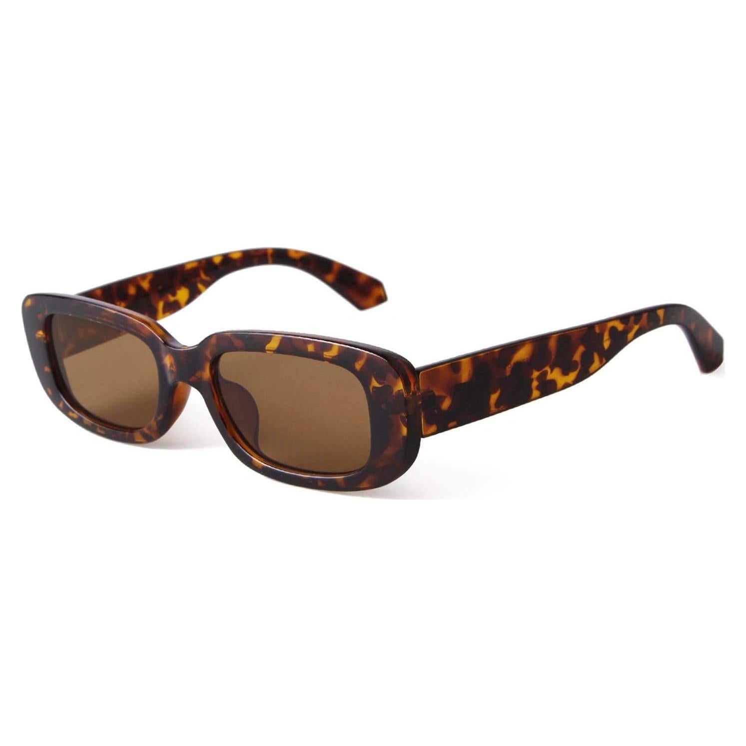Gafas de Sol BUTABY Retro UV400 para Mujeres Marco Leopardo