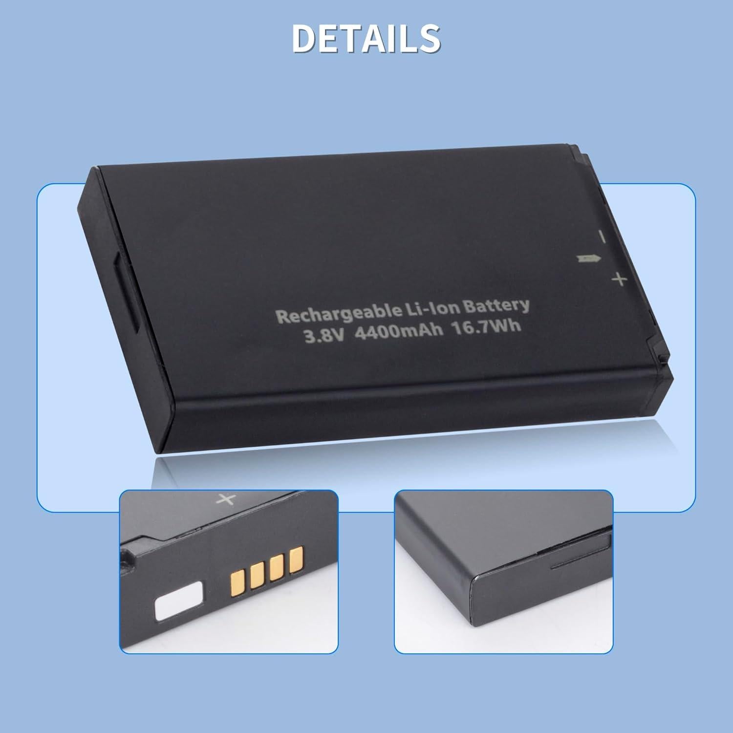 Batería de Reemplazo 4400mAh para Novatel MiFi 8800L/7730L