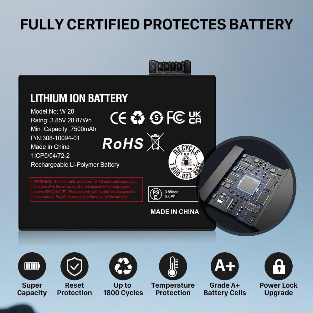 Batería W-20 7500mAh para Netgear Nighthawk 5G Hotspot