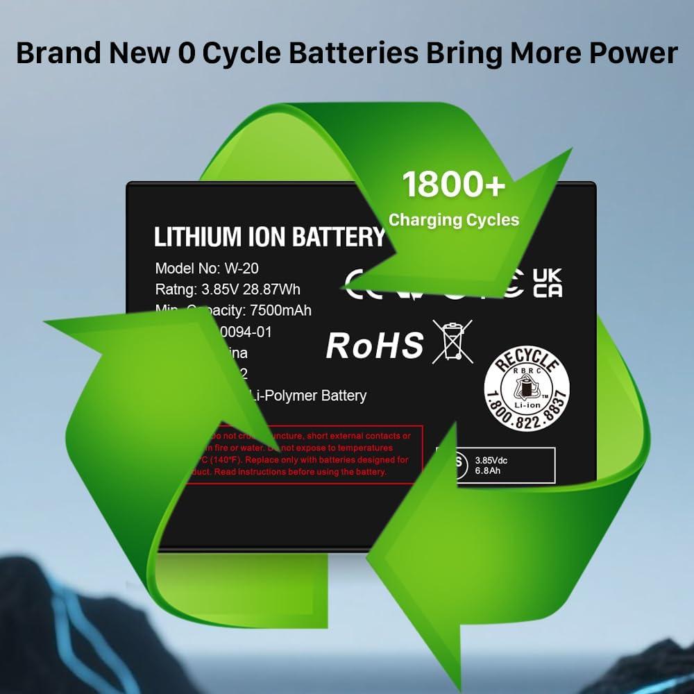 Batería W-20 7500mAh para Netgear Nighthawk 5G Hotspot