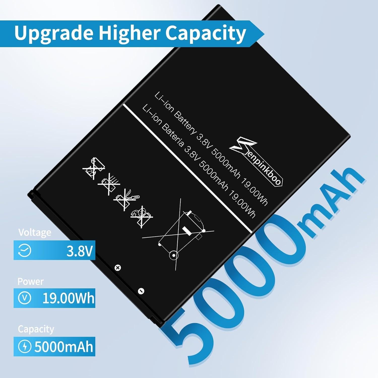 Batería de 5000mAh para Franklin A50 RG2102 RG2100 ICQ037NA