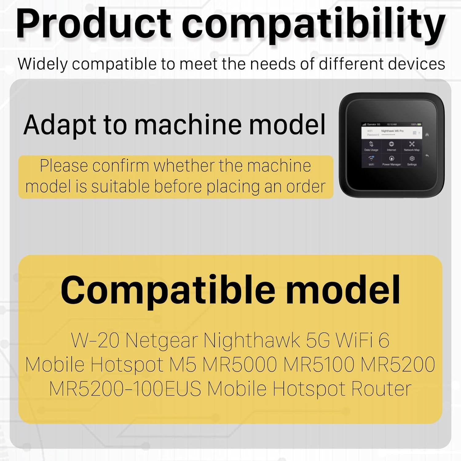 Batería W-20 7500mAh para NETGEAR Nighthawk 5G Hotspot