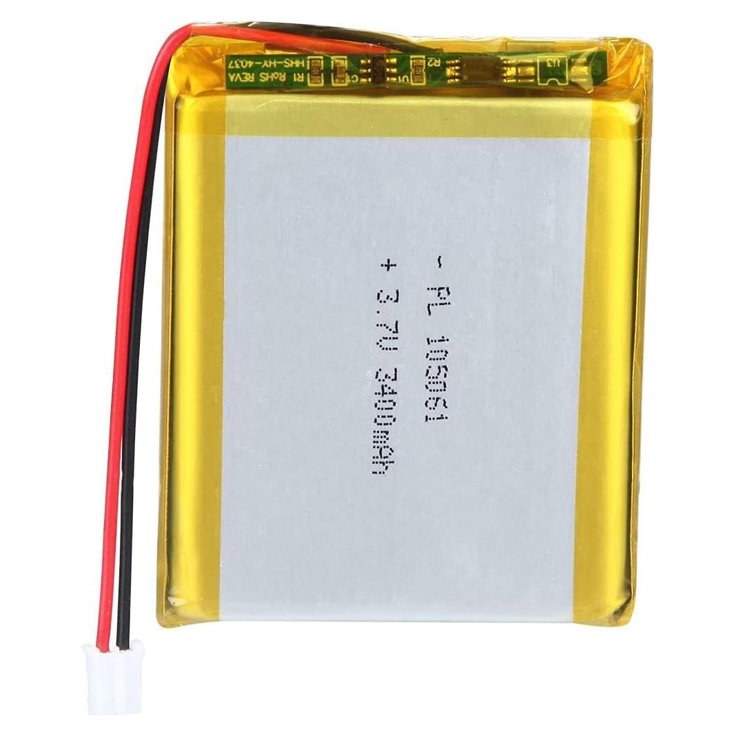 Batería de polímero de litio AKZYTUE 3.7V 3400mAh 105061