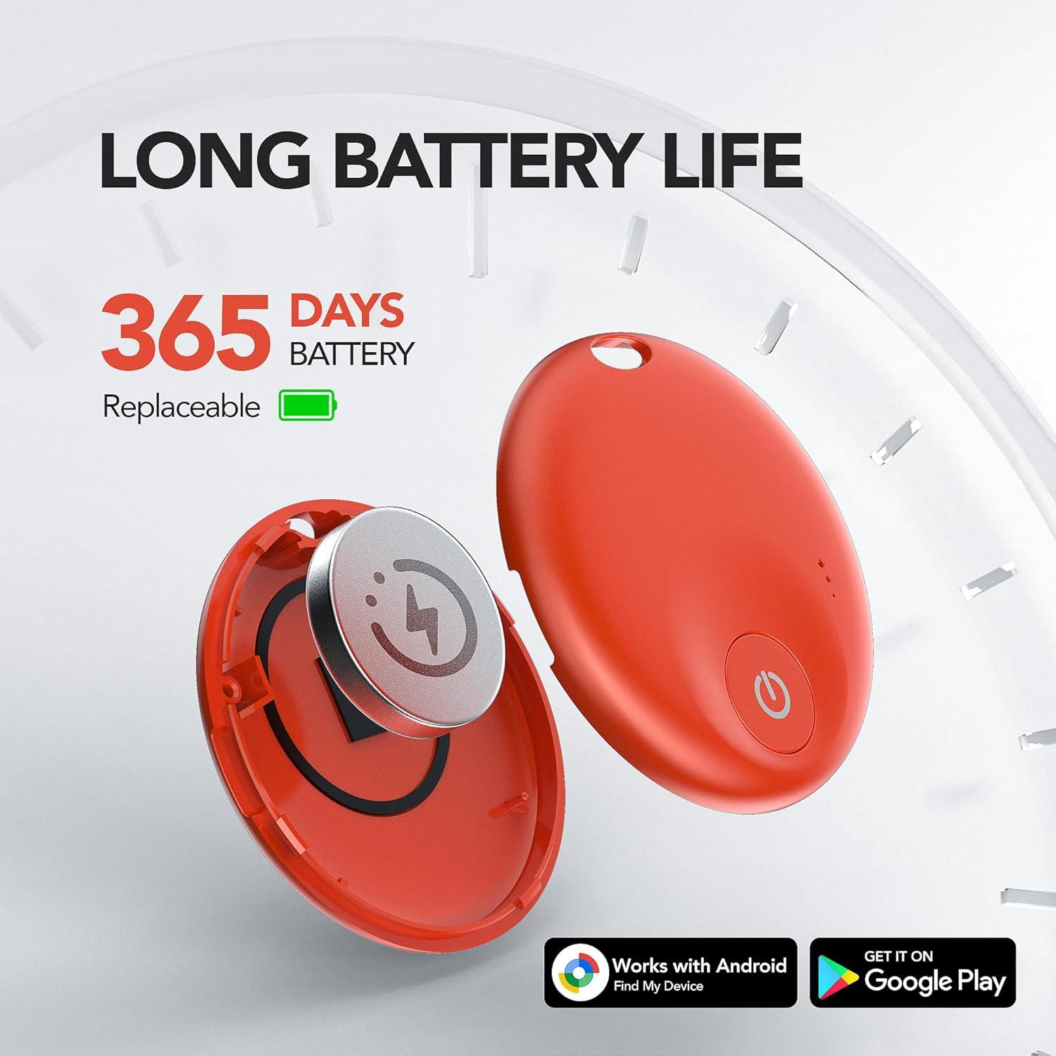 Rastreador de Ubicación Android PAKCQNH Rojo Bluetooth