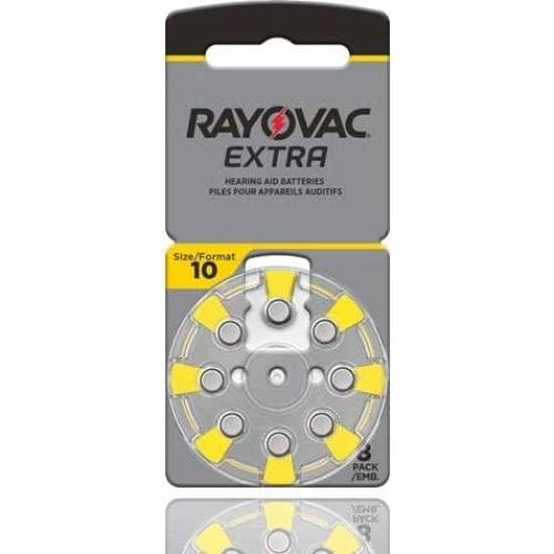 Baterías Rayovac Extra Tamaño 10 - 80 Unidades