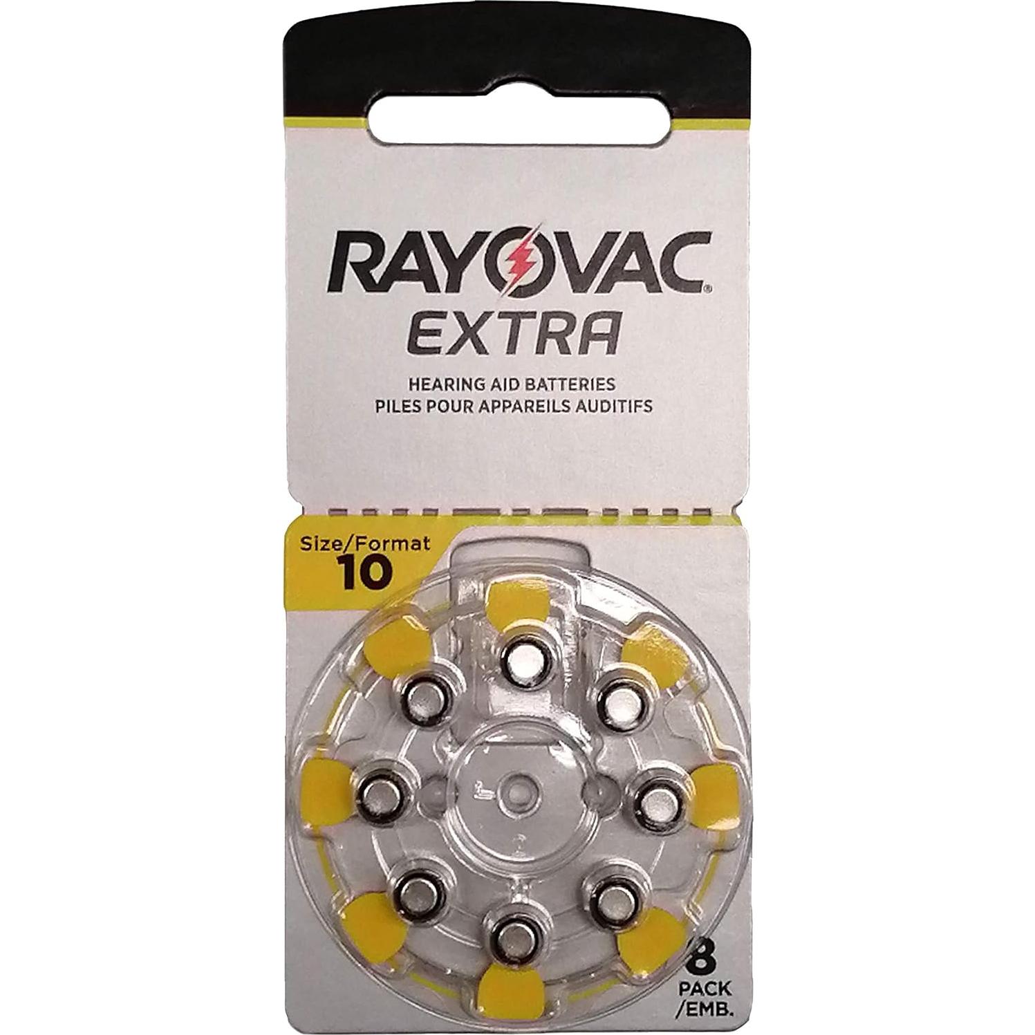 Baterías Rayovac Extra Tamaño 10 - 80 Unidades