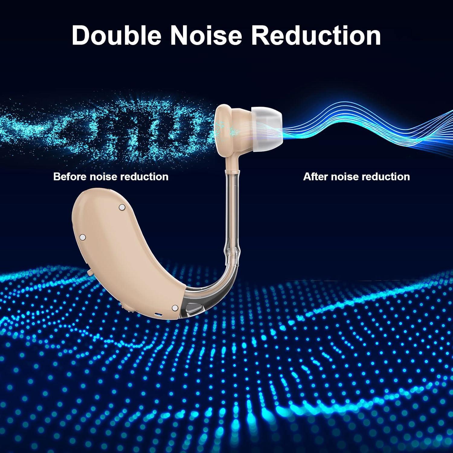 Ayudas Auditivas Recargables LapEasy con Cancelación de Ruido