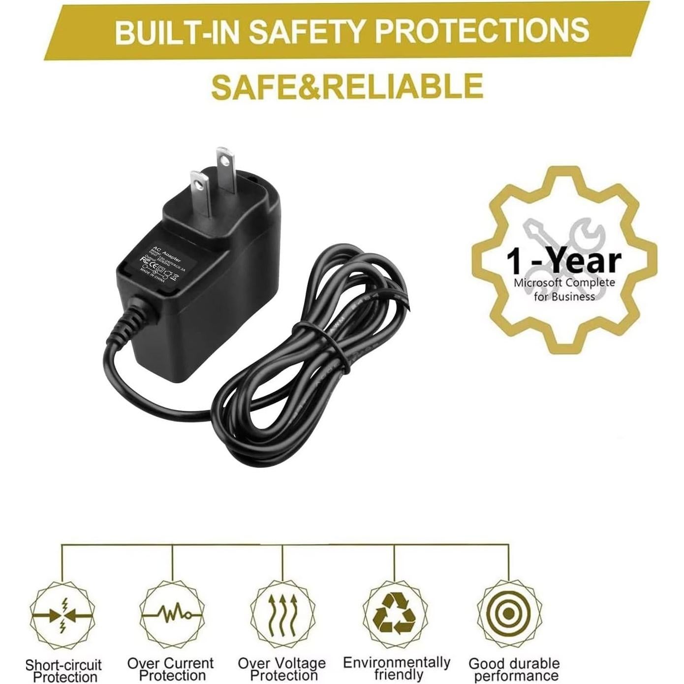 Adaptador de corriente 12V AC/DC Ddkxndb para escáner Symbol