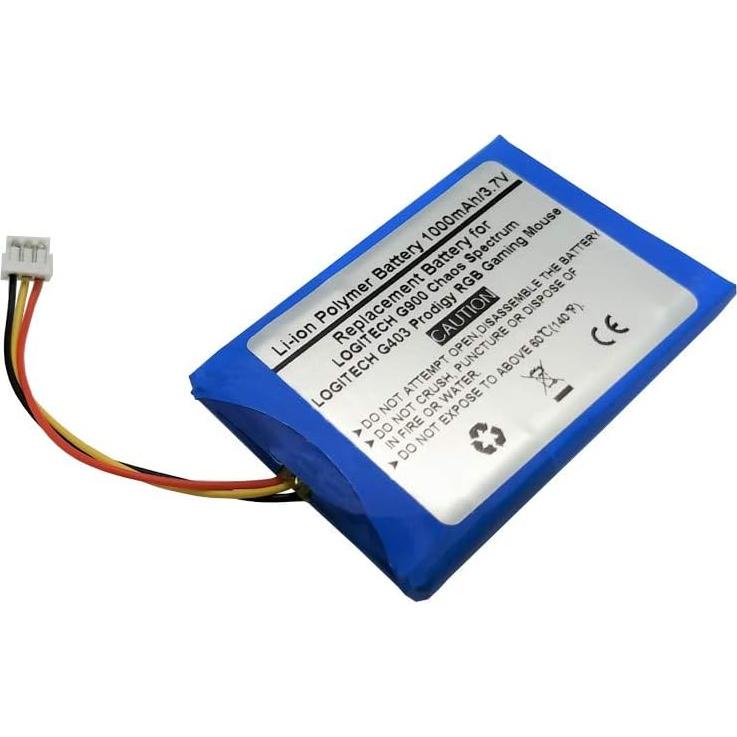 Batería de Reemplazo Starnovo 1000mAh 3.7V para Logitech G903 G900 G703 G403