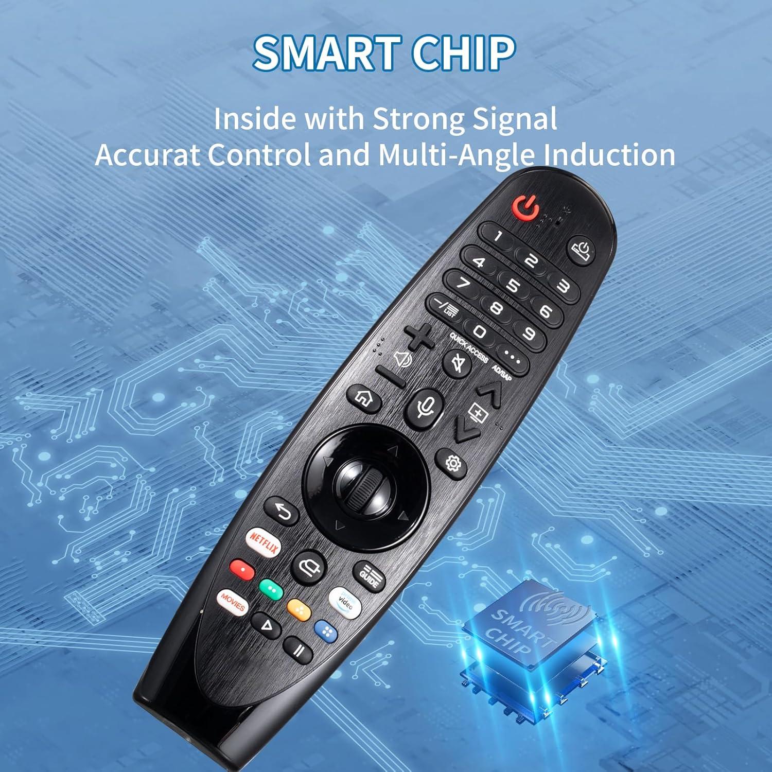 Control Remoto Mágico de Voz LG AKB75855501 para TV Smart