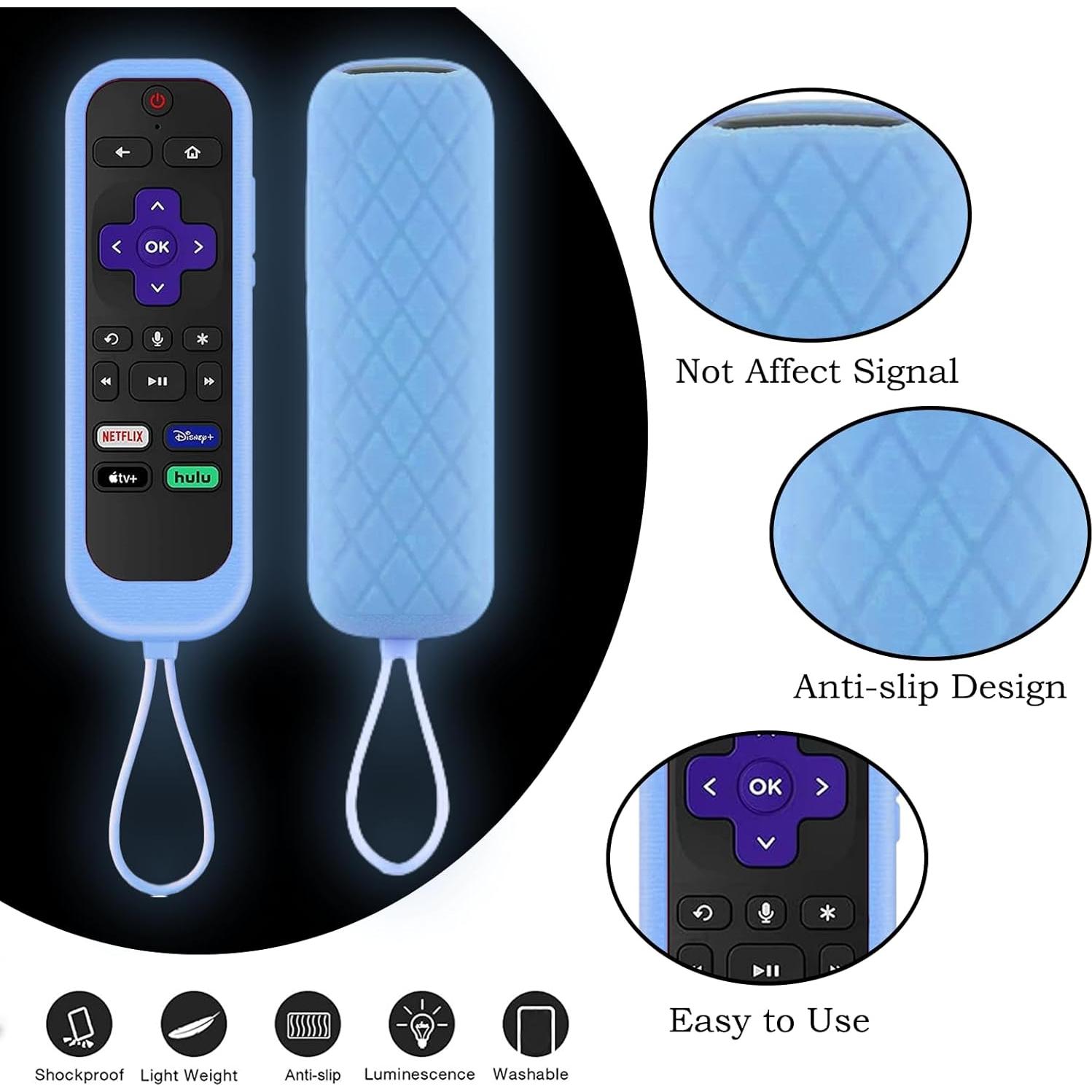 Funda de Silicona Brillante para Control Remoto TCL Roku RC280