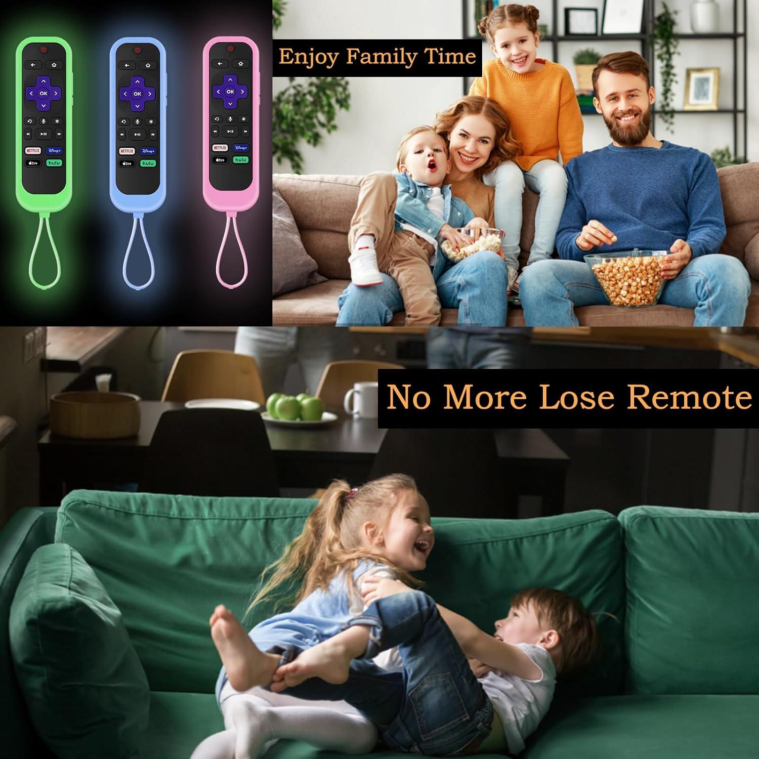 Funda de Silicona Brillante para Control Remoto TCL Roku RC280