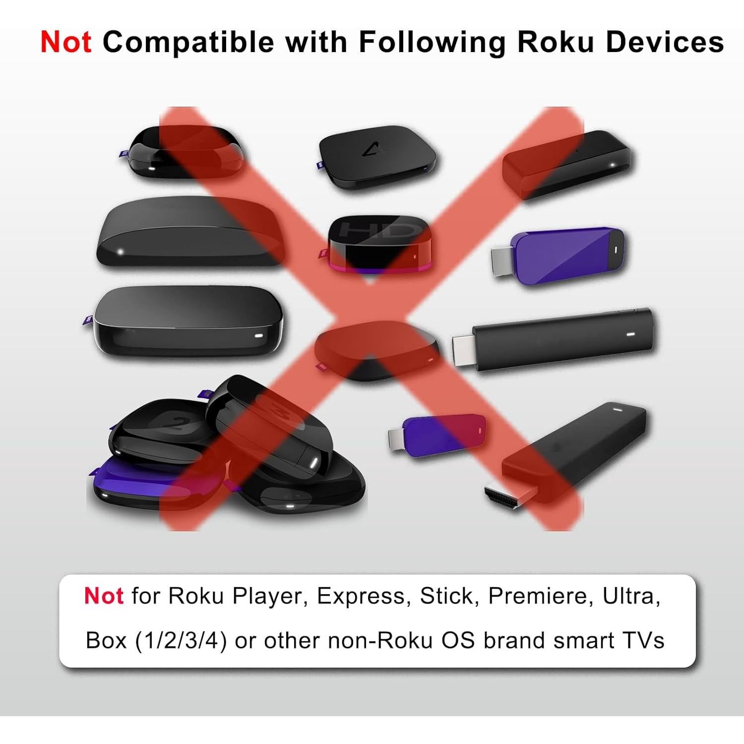 Control Remoto Reemplazo Luyeper para Roku TV - Fácil Uso