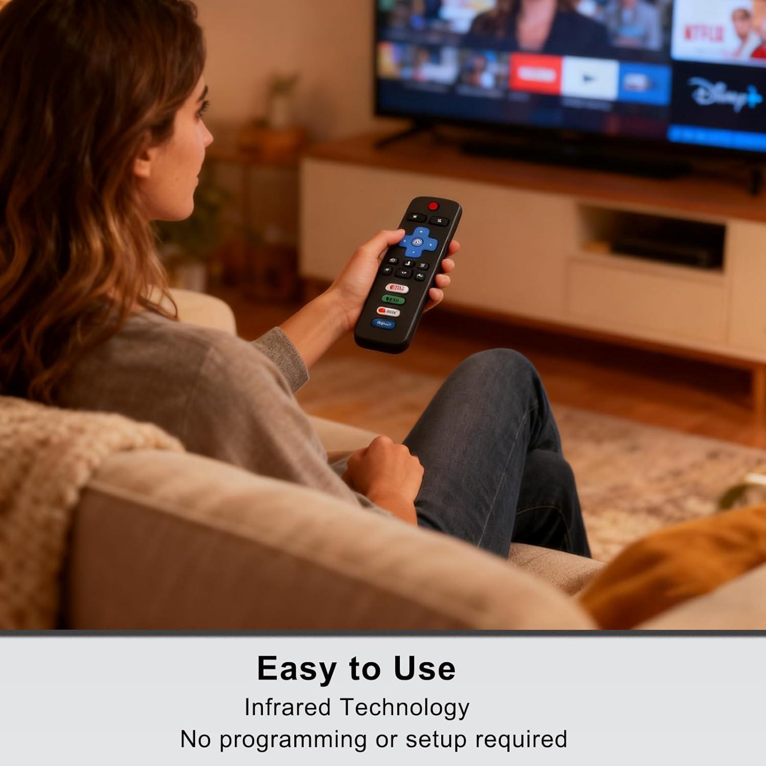 Control Remoto Reemplazo Luyeper para Roku TV - Fácil Uso