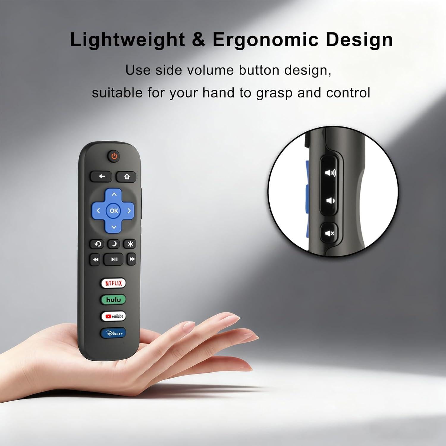 Control Remoto Reemplazo Luyeper para Roku TV - Fácil Uso