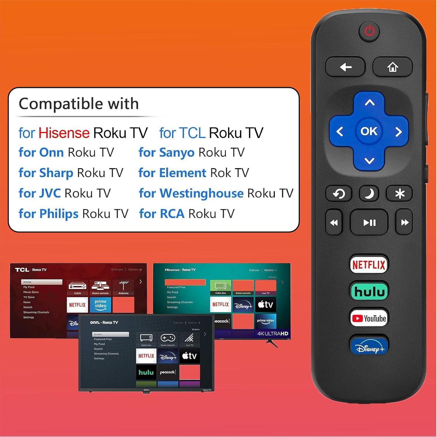 Pack de 2 Control Remoto Gmatrix para Televisores Roku