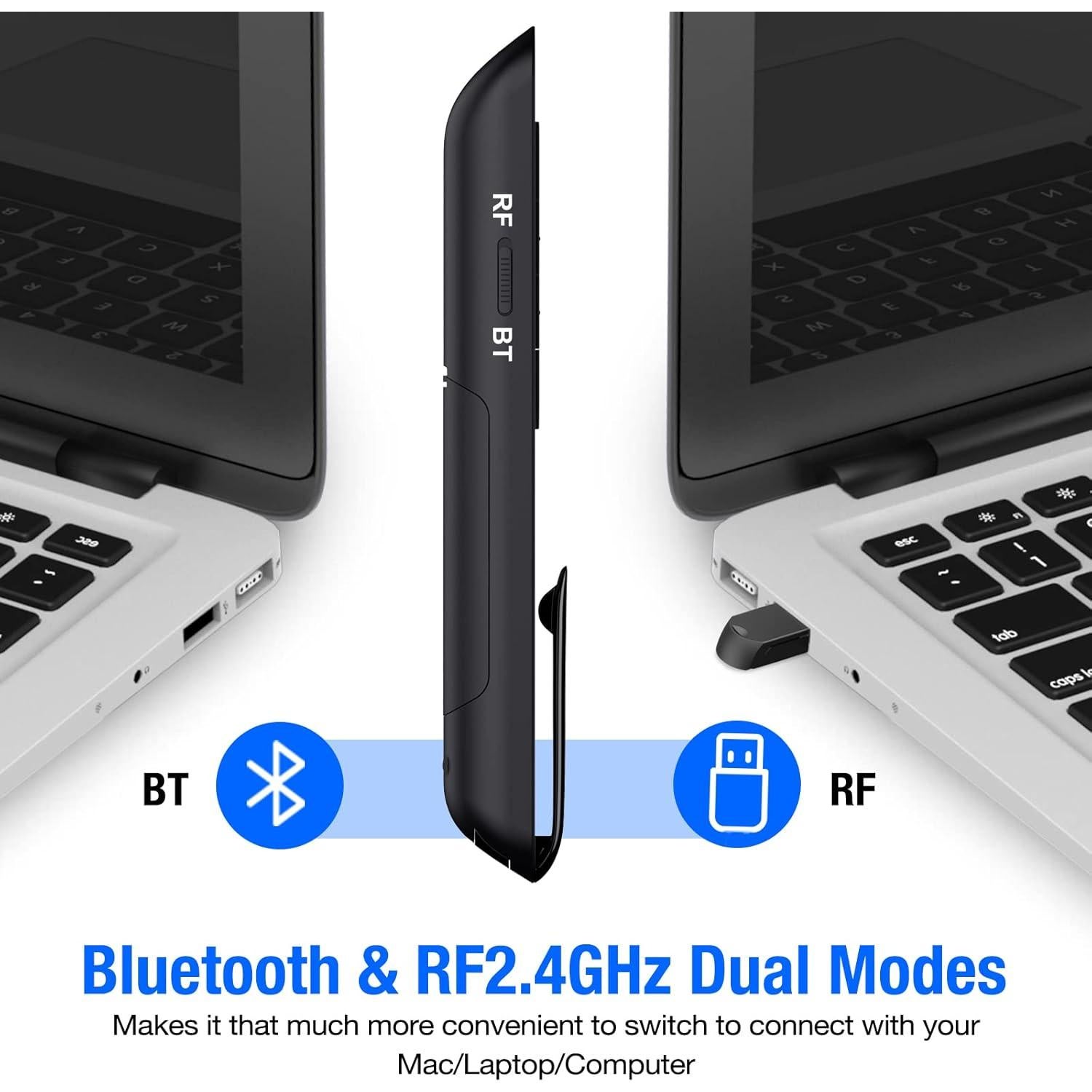 Controlador de Presentación Inalámbrico DinoFire RCRF-021 Bluetooth y RF