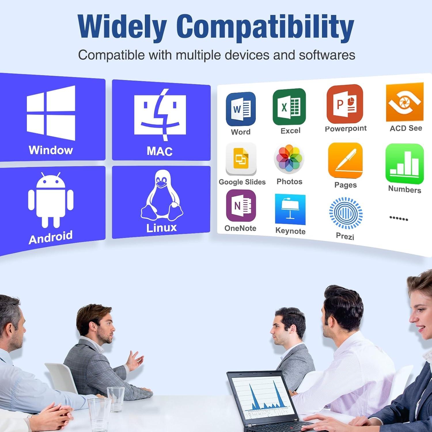 Controlador de Presentación Inalámbrico USB-C Shenzhen WP202