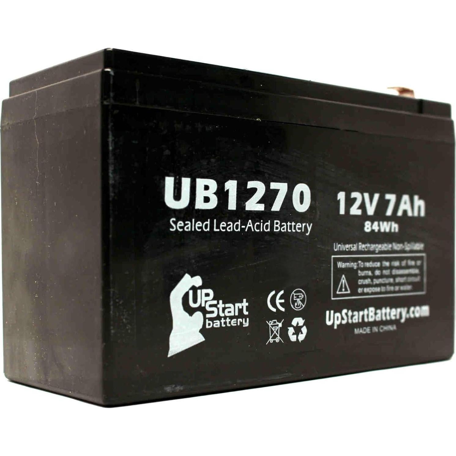 Batería Plomo Ácido Sellada UpStart UB1270 12V 7Ah F1