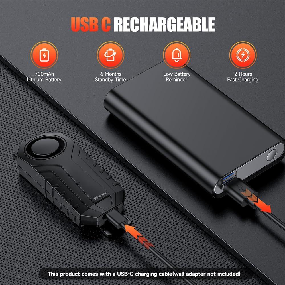 Alarma Antirrobo WSDCAM para Remolque con Control Remoto IP65