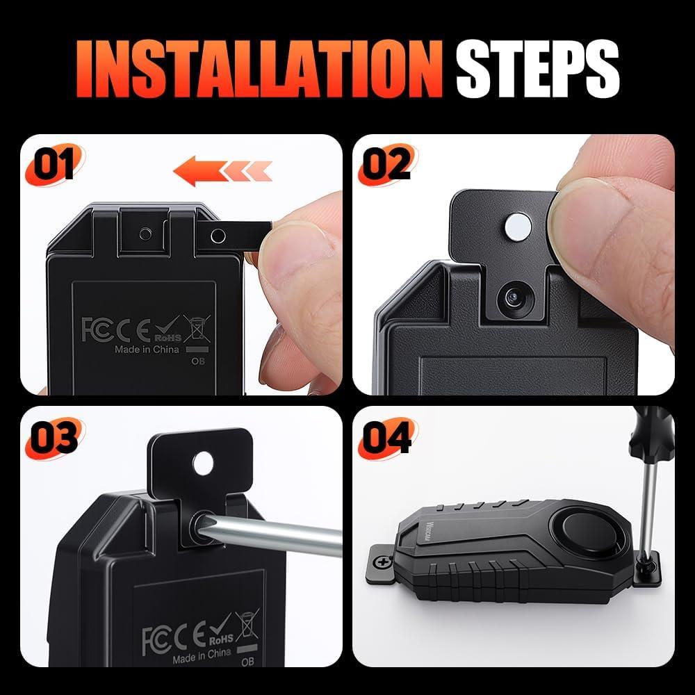 Alarma Antirrobo WSDCAM para Remolque con Control Remoto IP65