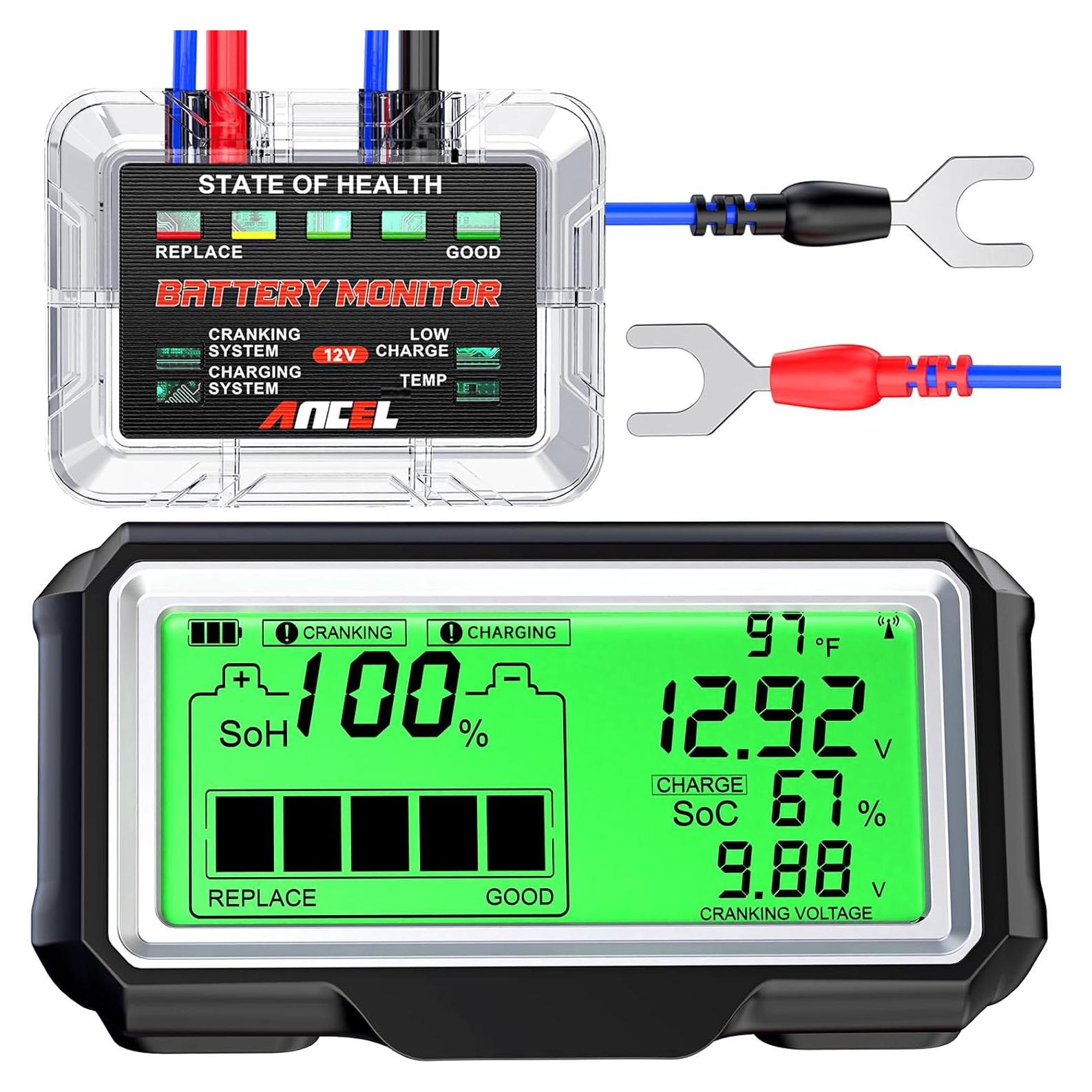 Monitor de Batería Inalámbrico ANCEL BM200 PRO 12V