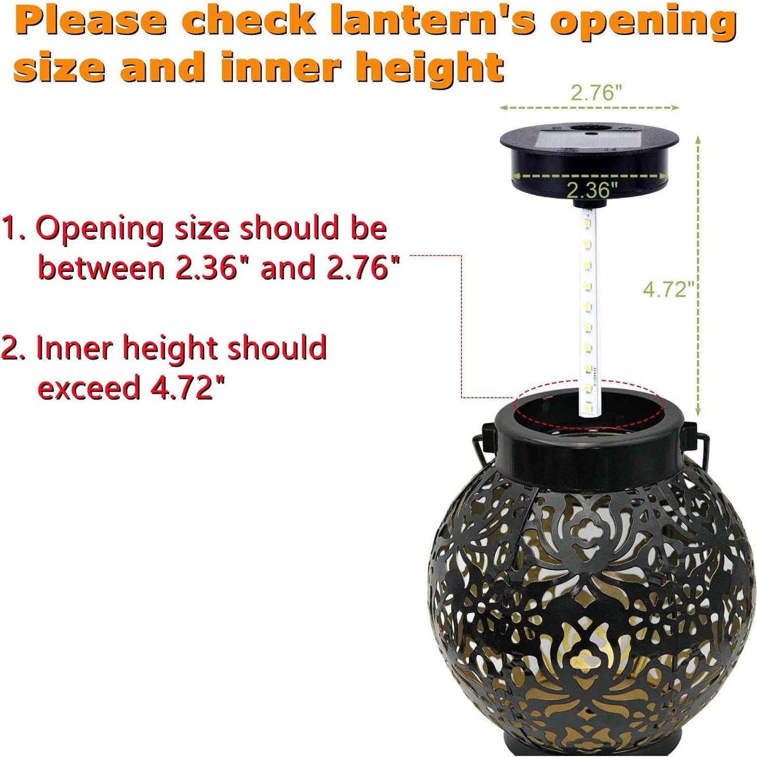 Parte Superior de Reemplazo Solar MAX.G 7.01 cm para Linterna