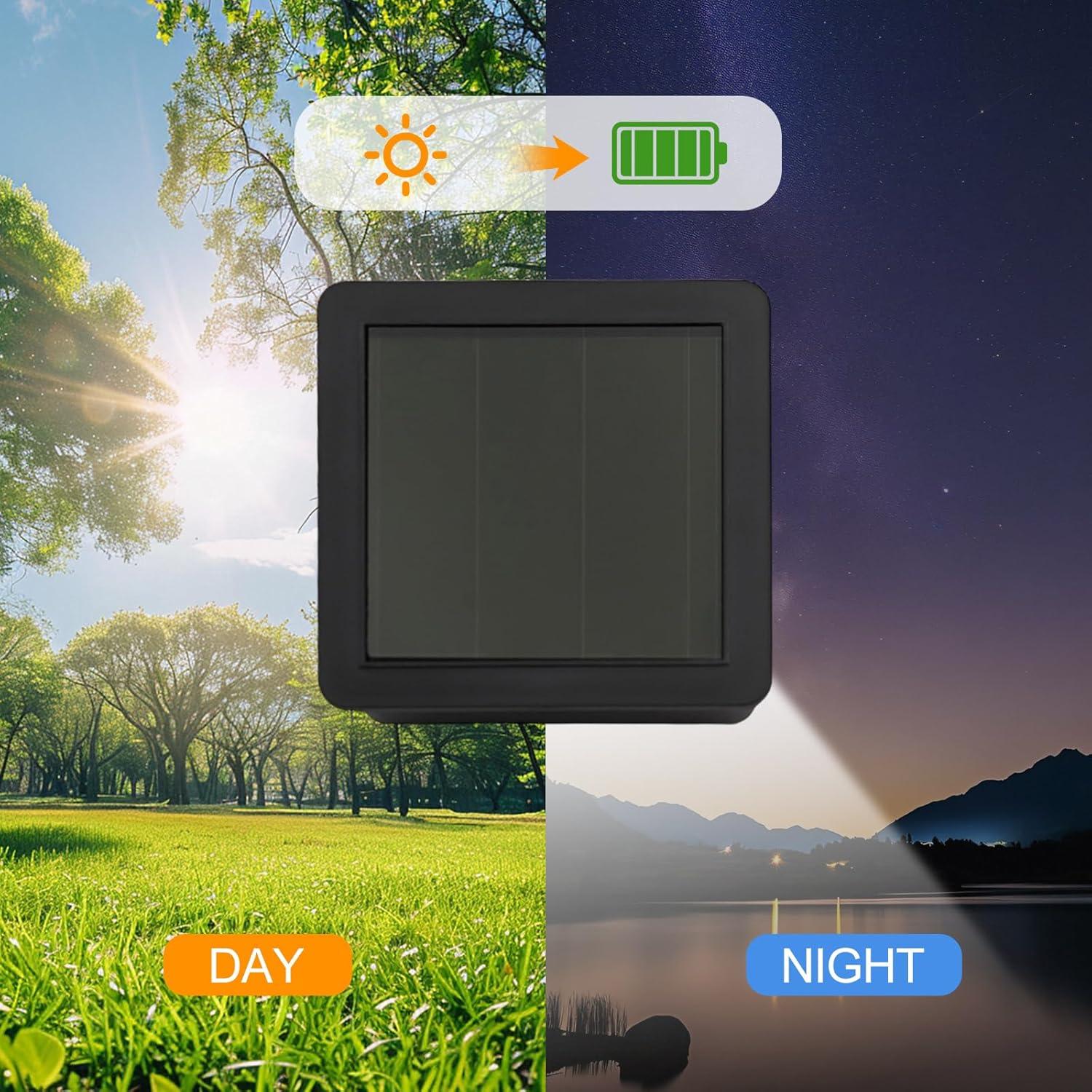 Panel Solar de Reemplazo VersaGenius 2 Piezas LED Blanco Cálido