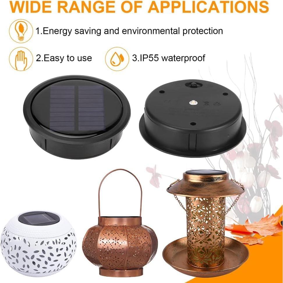 Tapa de Reemplazo Solar MAEATHOO para Faroles Colgantes 10.5 cm