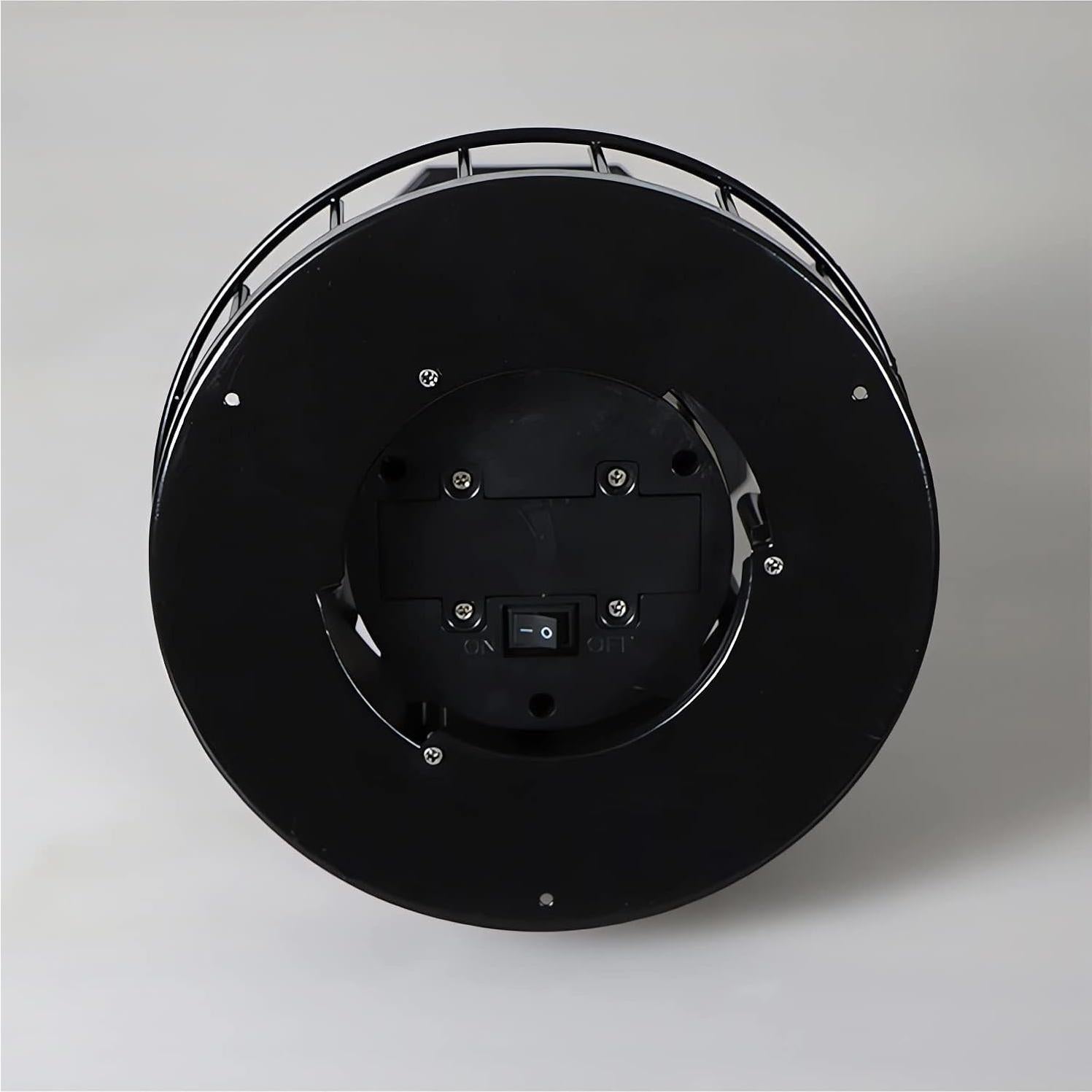 Faro Solar Rotativo Enajucy IP65 360° Negro Grande