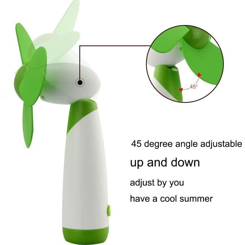 Mini Ventilador de Mano JDYYICZ Verde 15x7 cm Batería