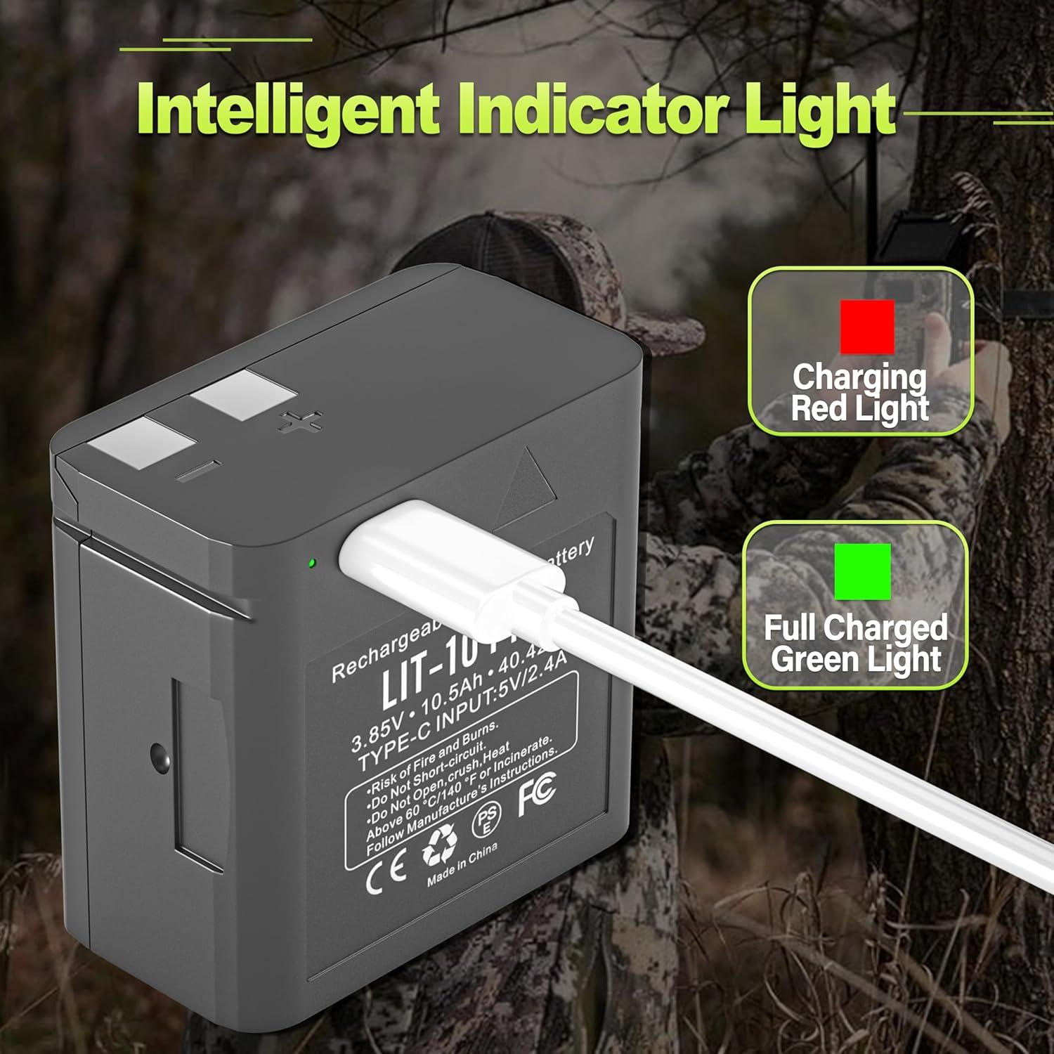 Batería Recargable LIT-10 Pro 10500mAh para Cámaras SpyPoint