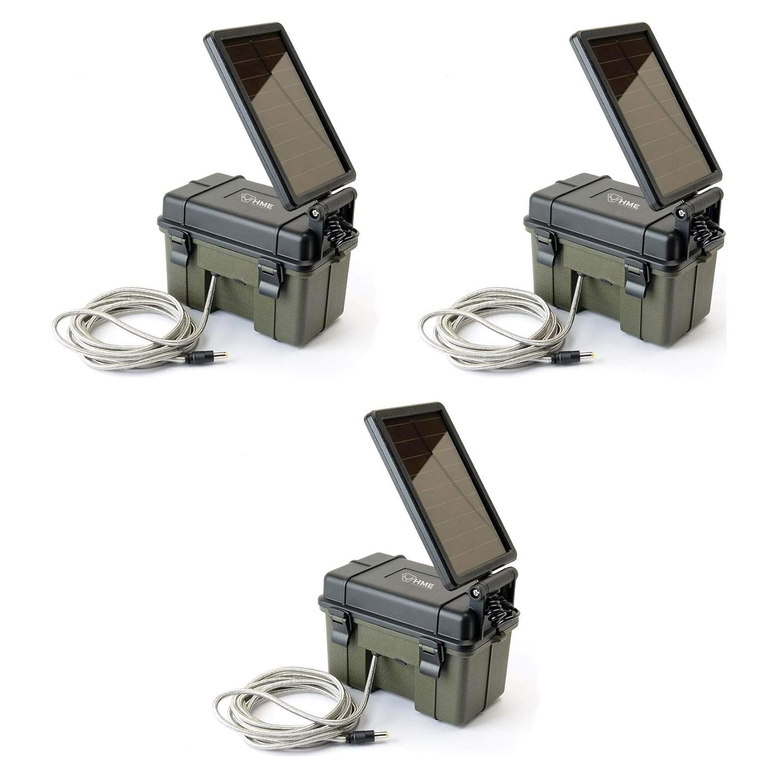 Cámara de Sendero HME 12V con Panel Solar 3-Pack