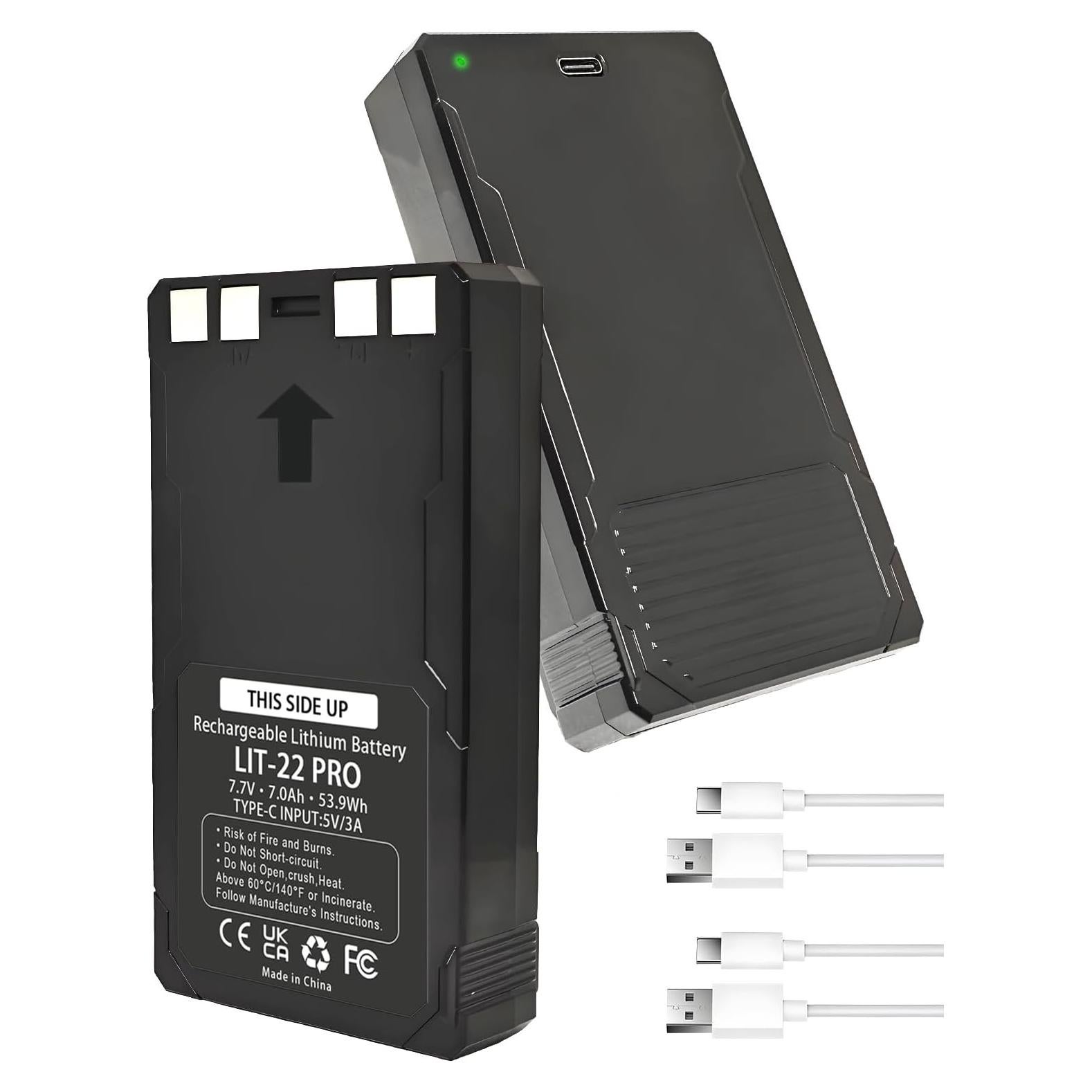 Paquete Doble Batería Recargable LIT-22 SPYPOINT 7000mAh