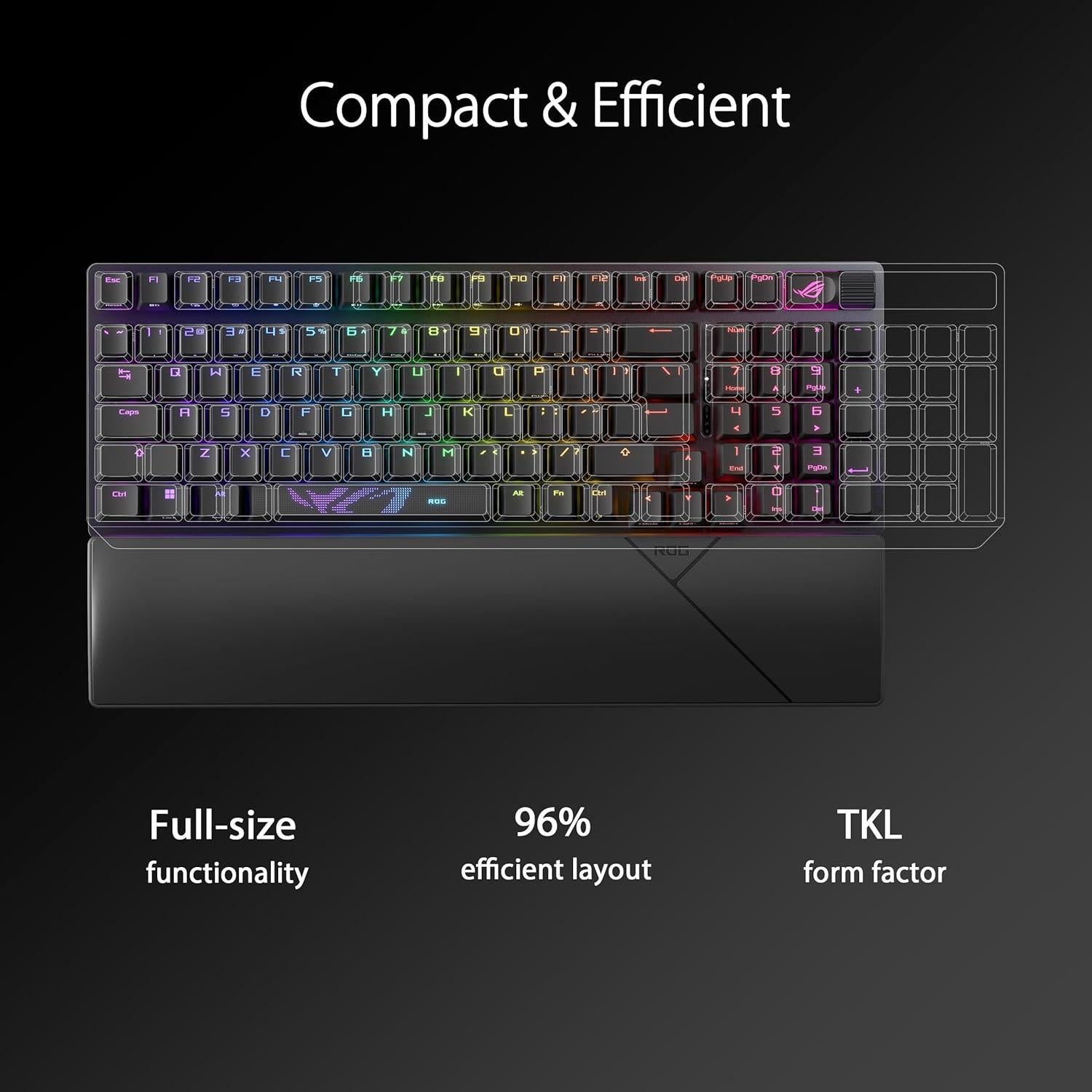 Teclado Gaming Inalámbrico ASUS ROG Strix Scope II 96