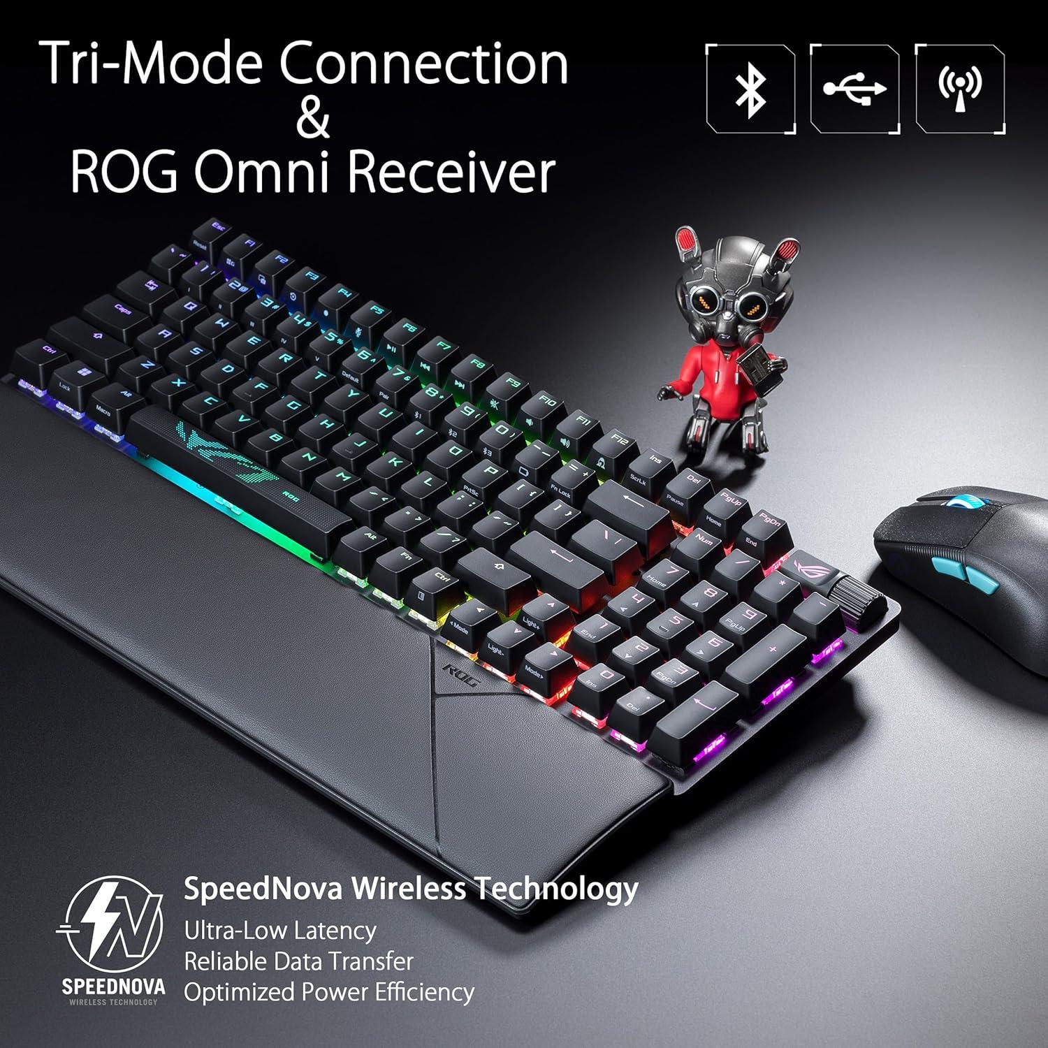 Teclado Gaming Inalámbrico ASUS ROG Strix Scope II 96