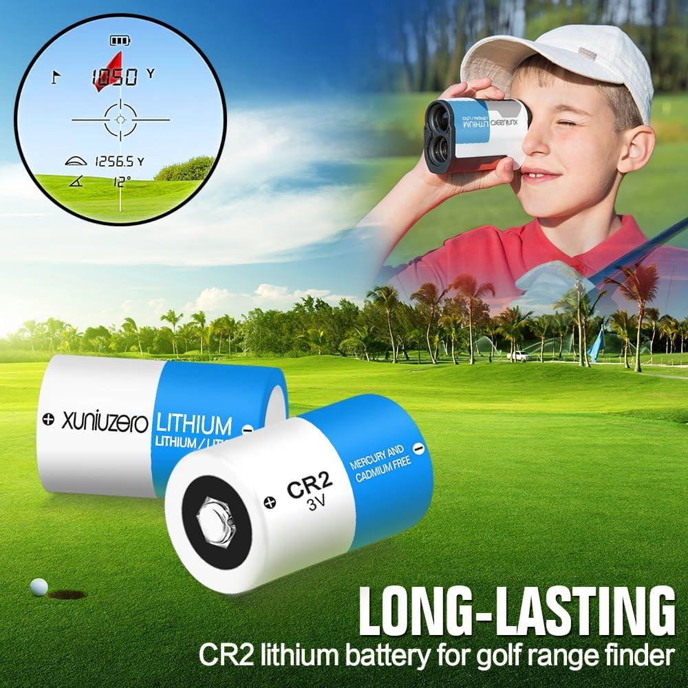 Baterías de Litio CR2 3V XUNIUZERO 1000mAh Paquete de 4