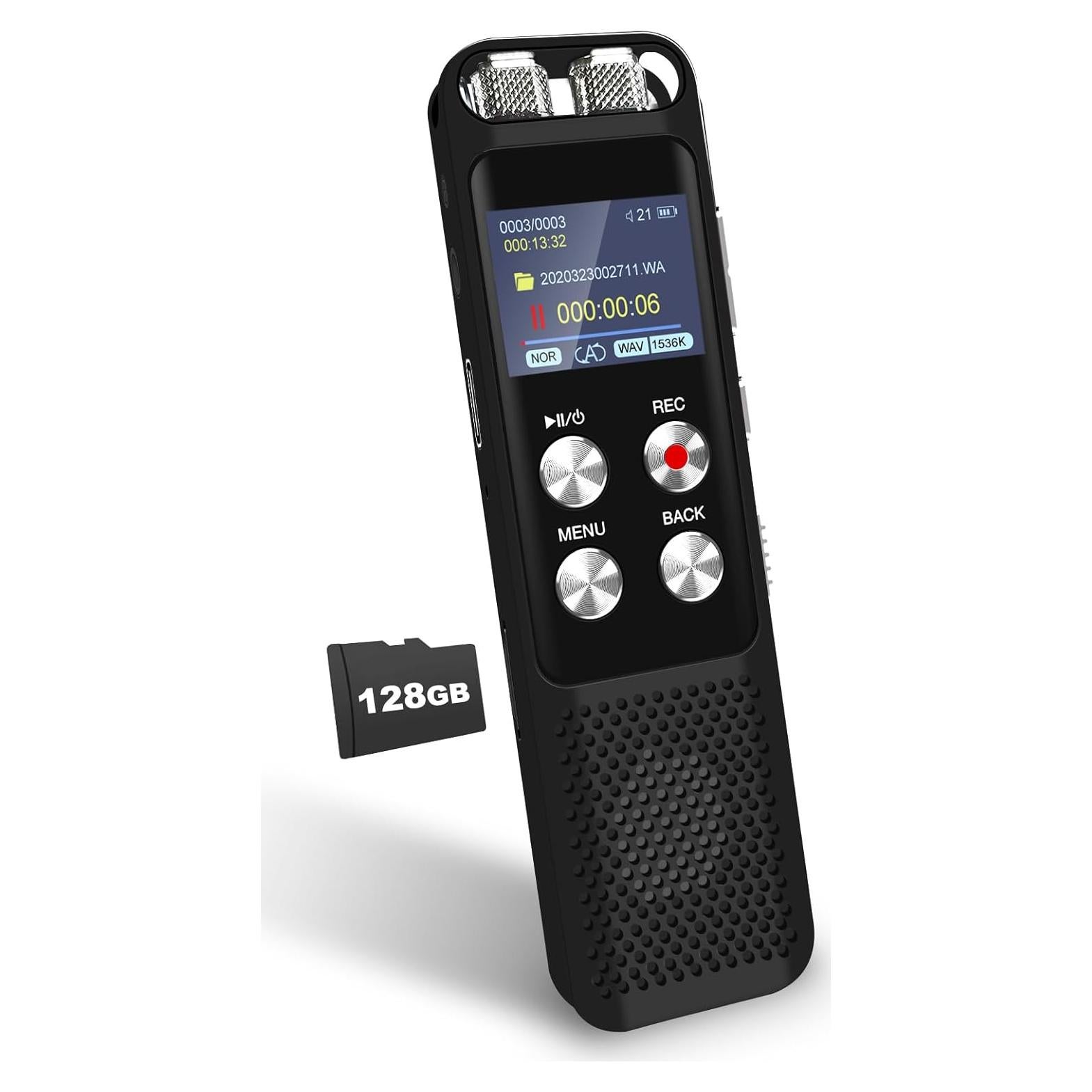 Grabadora de Voz Digital G L87 136GB Activada por Voz