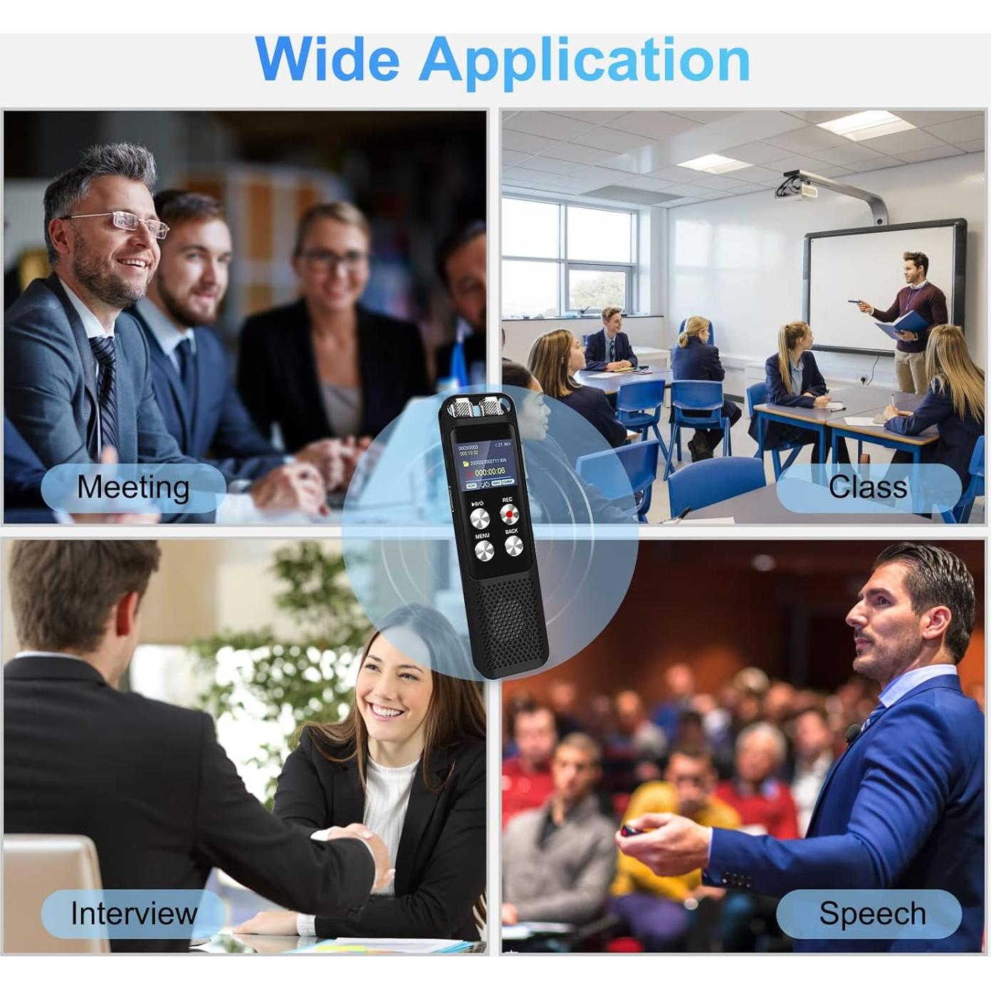 Grabadora de Voz Digital G L87 136GB Activada por Voz