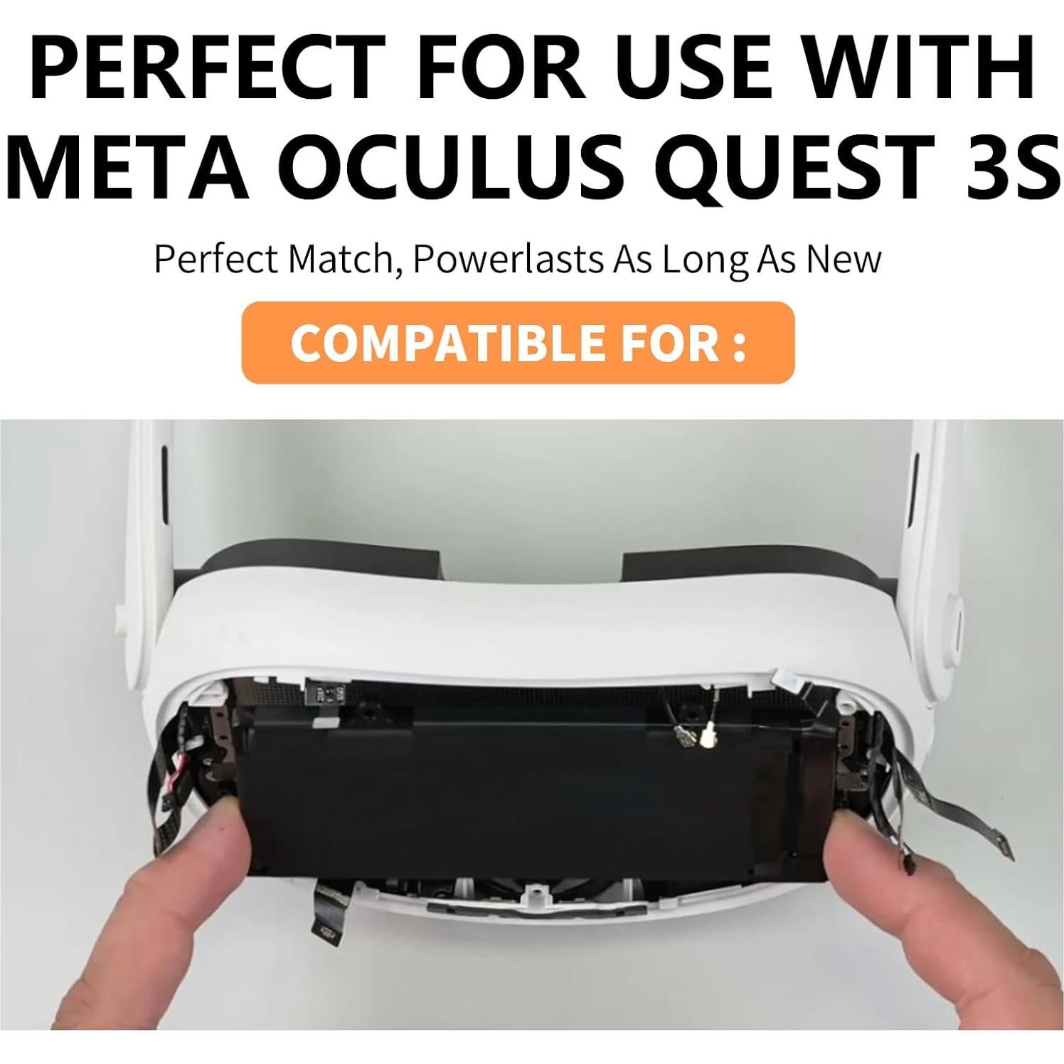 Batería Interna de Reemplazo para Meta Quest 3S 4394mAh