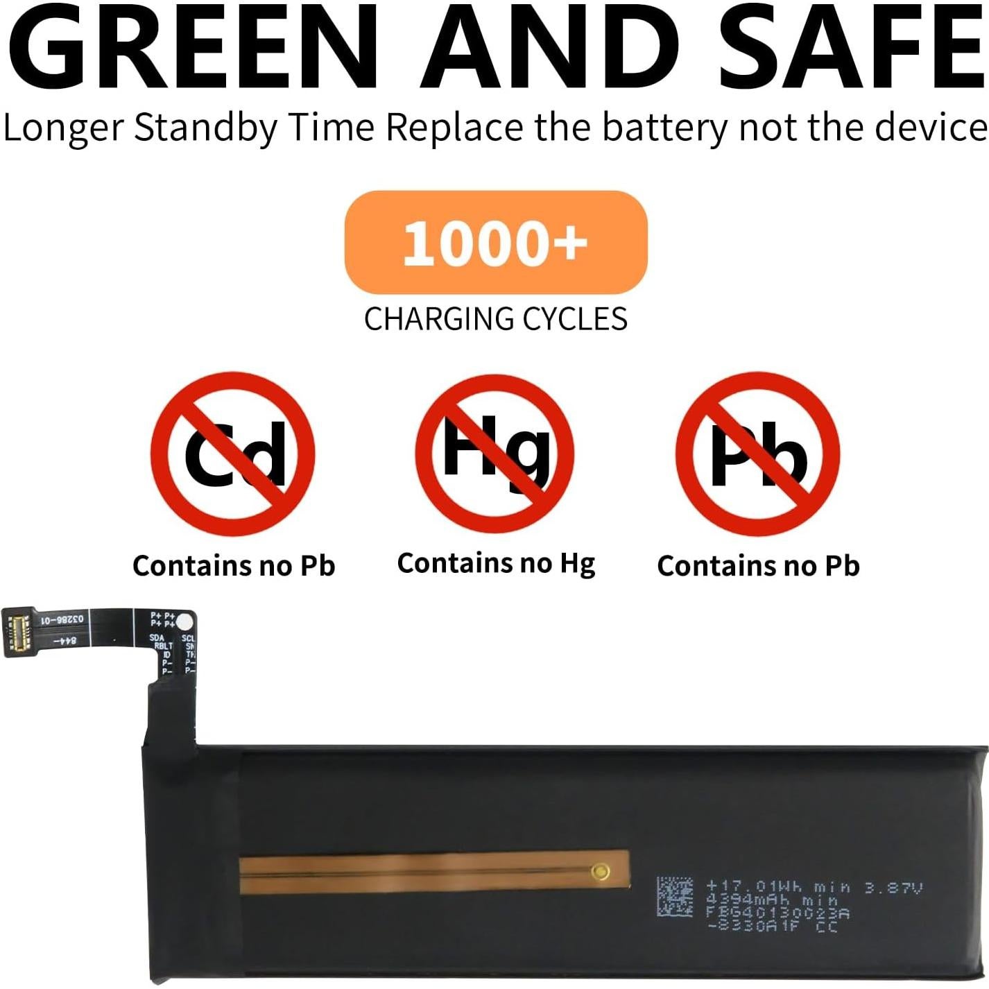 Batería Interna de Reemplazo para Meta Quest 3S 4394mAh